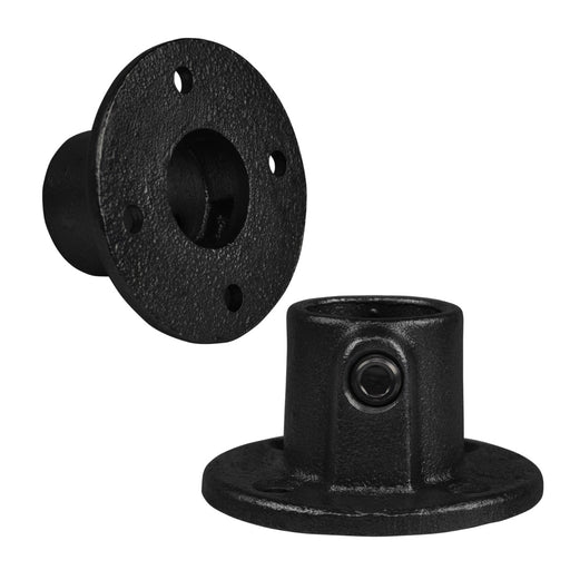 Fußplatte durchgängig schwarz 26,9 mm