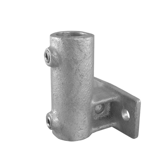 Rohrverbinder Wandhalter, horizontal, ohne Rohr, Stahl, galvanisiert, 48,3 mm Durchmesser