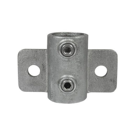Rohrverbinder Wandhalter horizontal Ø 48,3 mm, aus Stahl galvanisiert, ohne Rohr