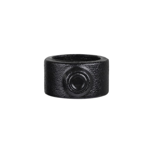 Rohrverbinder Stellring einfach schwarz Ø 48,3 mm, aus Stahl mit Pulverbeschichtung, ohne Rohr