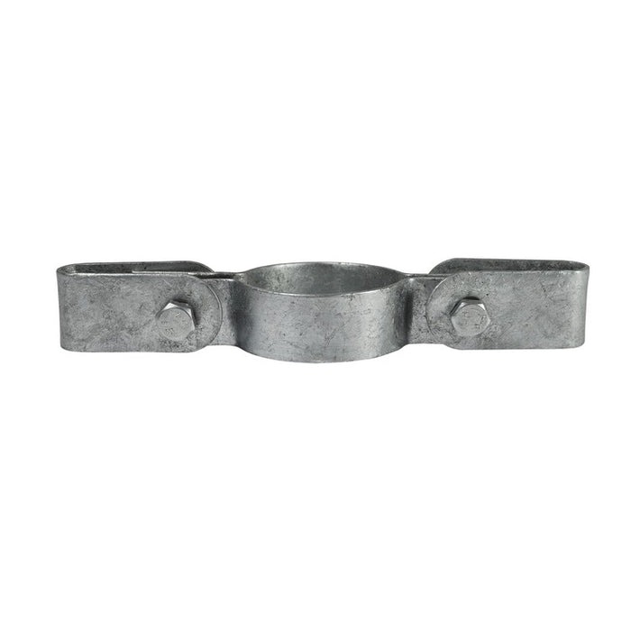 Rohrverbinder Gitterhalter doppelt, aus Stahl galvanisiert, ohne Rohr Ø 42,4 mm