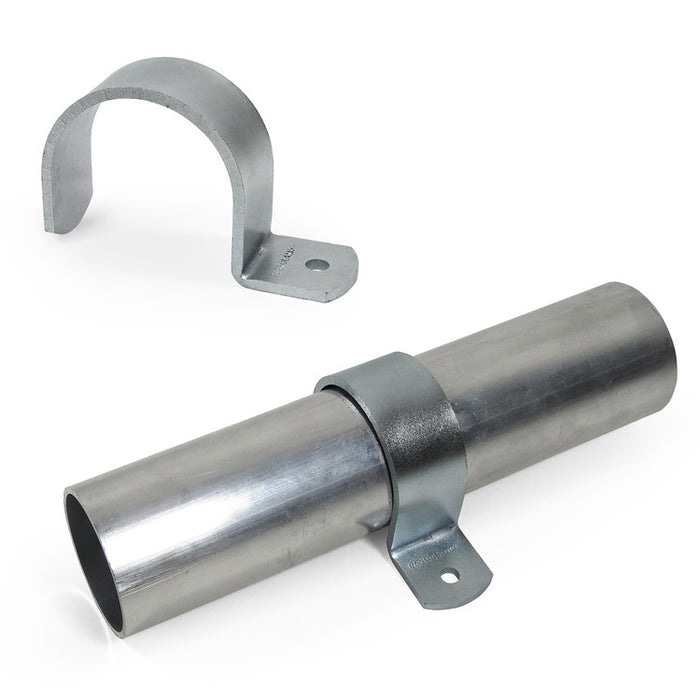 Rohrschelle Ø 48,3 mm, aus Stahl galvanisiert, mit Rohr