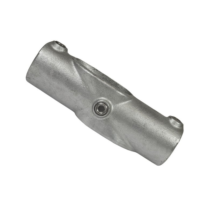 Rohrverbinder Kreuzverbinder 45º Ø 42,4 mm, aus Stahl galvanisiert, ohne Rohr