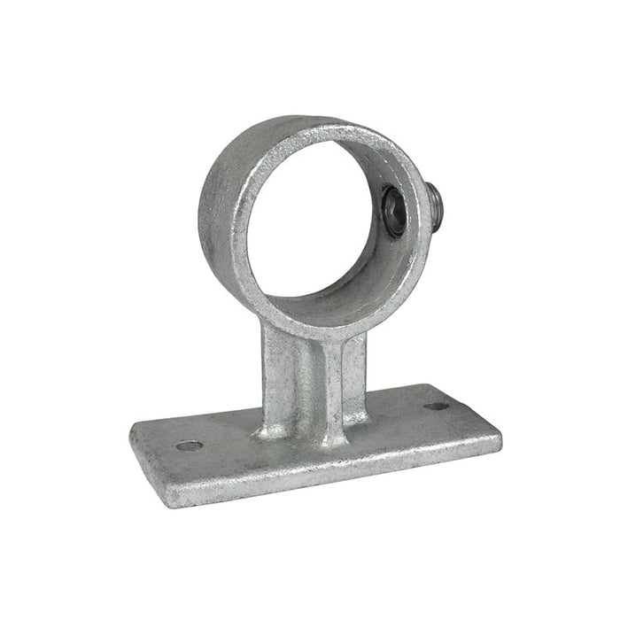 Rohrverbinder Handlaufhalterung, aus Stahl galvanisiert, ohne Rohr Ø 42,4 mm