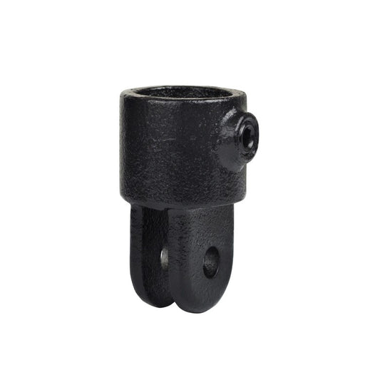 Rohrverbinder Gelenkhalter schwarz, aus Stahl mit Pulverbeschichtung, ohne Rohr Ø 42,4 mm