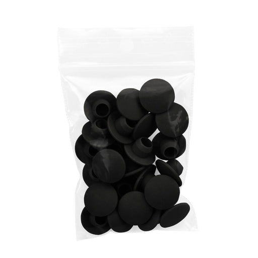 Kunststoffabdeckungen 21,3 mm - schwarz